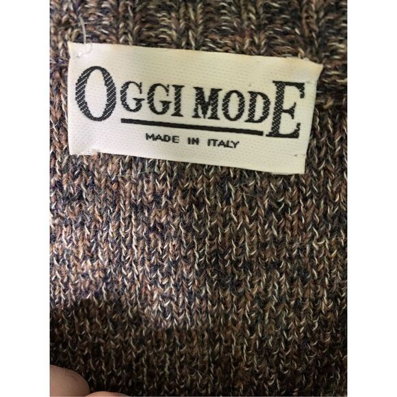 Vintage Oggie Mode Italy sweater crew neck pullover wool blend men's size XL 54 - Picture 3 of 6